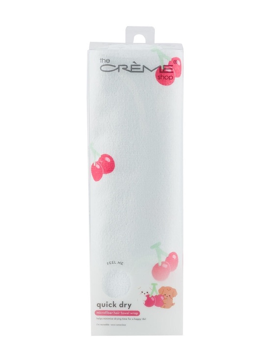 The Creme Shop Other - The Crème Shop Quick Dry Microfiber Hair Towel Wrap, Cherry Pattern